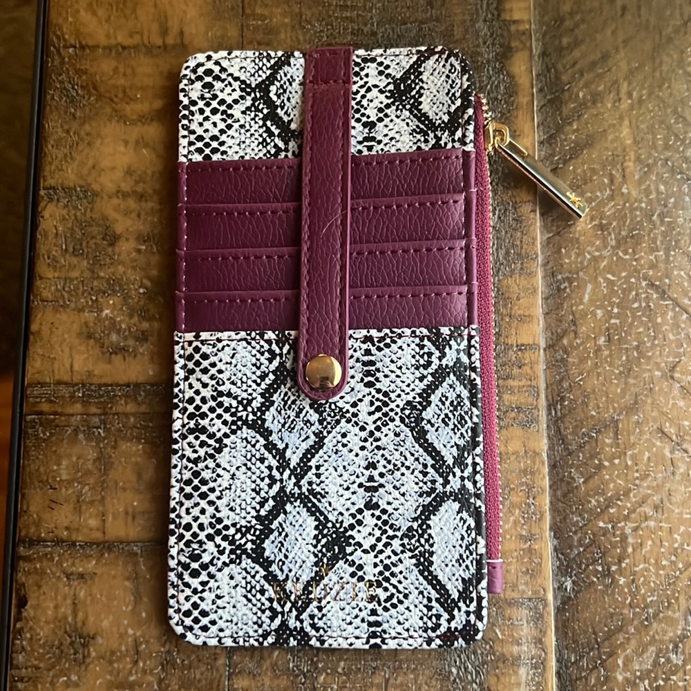 Snake skin wallet